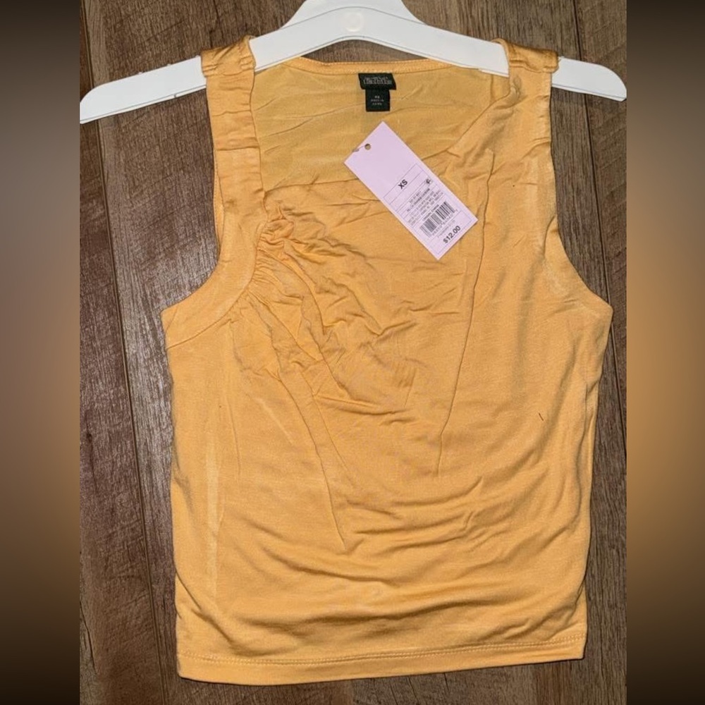 Yellow Sleeveless Women's Top